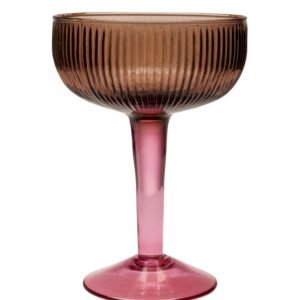 VERRE A COCKTAIL BICOLORE POURPRE