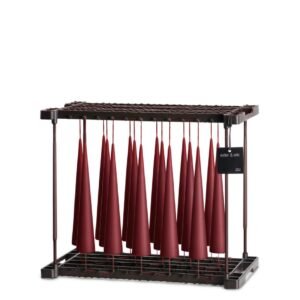 CONE CANDLES DEEP WINE