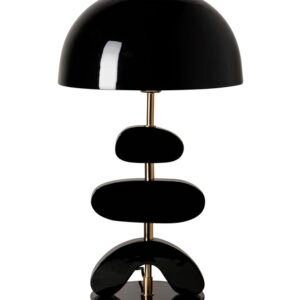 LAMPE A POSER LAQUEE NOIRE LIVELLO