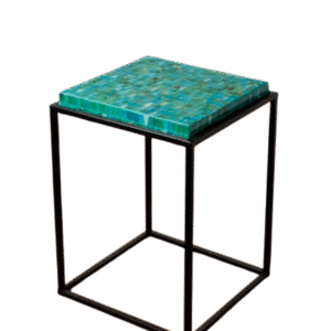 TABLE D'APPOINT MOSAIQUE VERTE