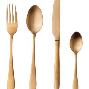 S/16 COUVERTS POUR 4 PERSONNES ROSEE