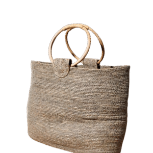 SAC GRIS AVEC ANSES BOIS