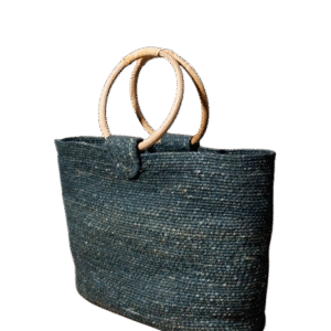 SAC VERT AVEC ANSES BOIS