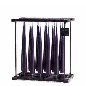 CONE CANDLES DARK AMETHYST