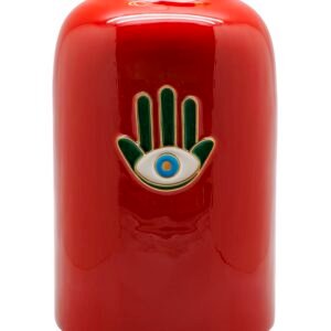 VASE ROUGE MAIN DE FATMA FUNKIE