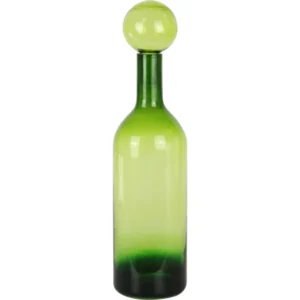 CARAFE VERRE PARIS VERT LONG