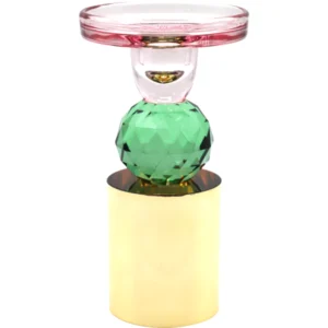 CHANDELIER BACCARAT VERT JAUNE