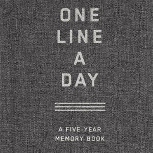 AGENDA- CHARCOAL CANVAS ONE LINE A DAY