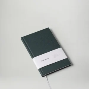 NOTEBOOK MOSS GREEN- HARDCOVER/ BLANK