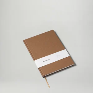 NOTEBOOK BROWN A4- HARDCOVER/ BLANK