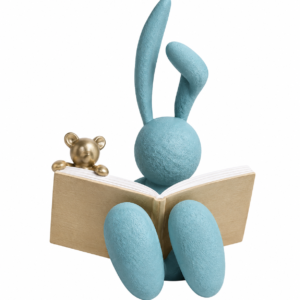 THE BLUE READER RABBIT FACE