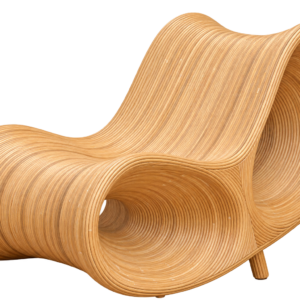 FAUTEILLE LOUNGE ROTIN NATUREL CARICA