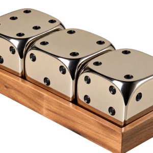 S/3 GRANDS DES DECORATIFS EN ALUMINUIM