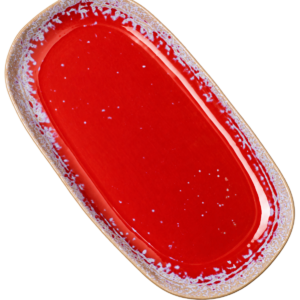 PLAT OVAL ECLAT DE LAVE