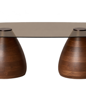 TABLE BASSE TOP EN VERRE GANACHE