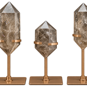 SET DE QUARTZ NATURELLE FUME