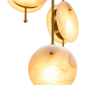 Lamp Vigo Round Miel-Alabaster